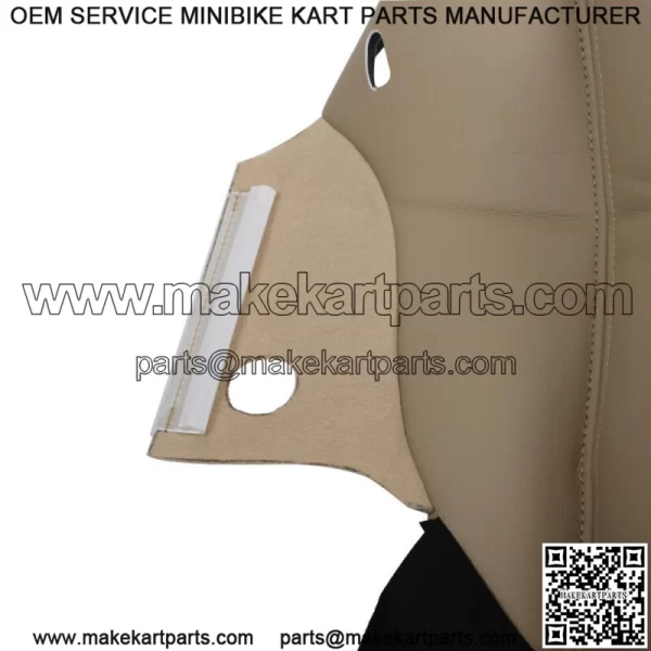Driver Side Bottom Seat Cover Perforated Leather Tan For 2013-16 17 Honda Accord - Image 2