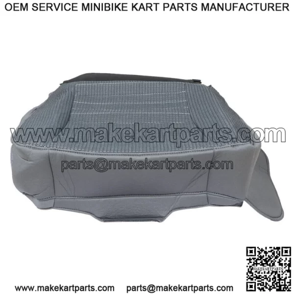 Front Driver Cloth Seat Cover For 2006-09 Dodge Ram 2500 3500 Regular Cab Gray - Image 3
