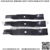 Qty (3) Ariens Gravely 02982000 & 00450200 48" Zero Turn Lawn Mower Blades OEM