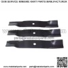 Qty (3) Ariens Gravely 02982000 & 00450200 48" Zero Turn Lawn Mower Blades OEM - Image 2