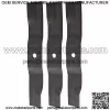 Ariens 3 OEM High Lift Mower Blades Ariens Gravely Pro-Turn 152 w/ 52" Deck 004 - Image 3