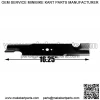 (9) Mower Blades  Commercial Hi-Lift for Gravely  04919100 32" 48" Deck - Image 4