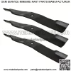 42" OEM Bobcat Lawn Mower Blade Set (3 Blades) - 182002-01