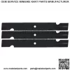 3434 3 Mower Blades Bobcat Ferris Scag Snapper 21 Length 2-1/2 Width .204