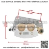 Front Left Right Brake Caliper w/ Pad for Yamaha YFZ 450 YFZ450R YFZ450X 2004-25 - Image 2