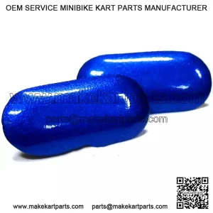 OEM Honda EM1 Honda Civic Si Front License Plate Hole Cap Plugs 2x Electron Blue