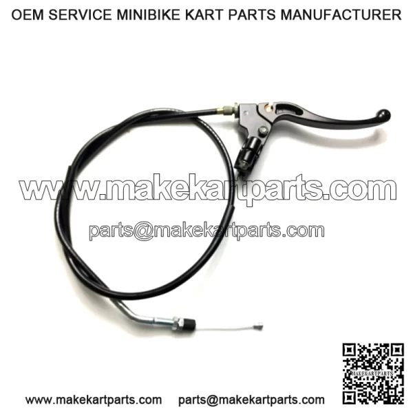 Clutch Cable & Lever Assembly for Honda ATV TRX400EX TRX400X Sportrax (For: Honda) - Image 2