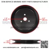 109-2180 72" Deck Spindle Pulley For Exmark Lazer Z LZ23 27 29 34 LZX34 38 801 - Image 3