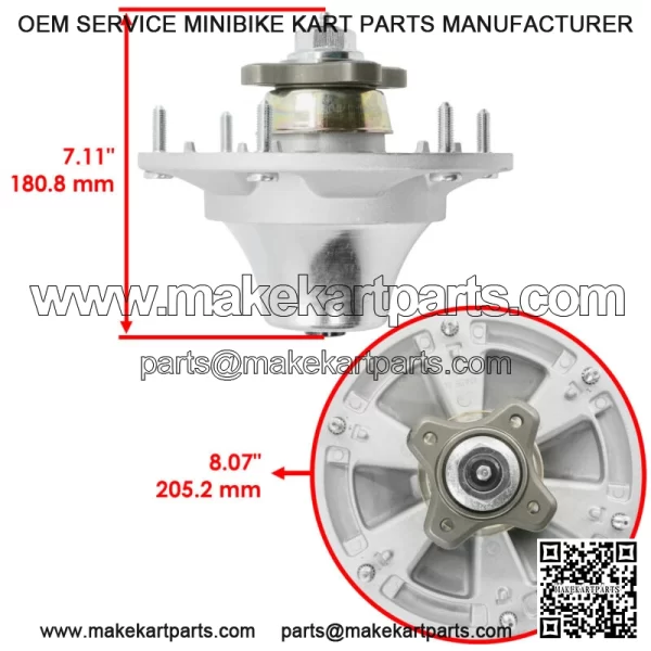 48" Deck Spindle Blade Kit For John Deere Z510 Z710 Z7810 Z820 Z910 Z915 Z920 - Image 2