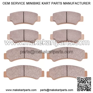 4 sets Front & Back Brake Pads For CFMoto ZFORCE CFORCE UFORCE 1000 ATV UTV (For: CF-Moto)