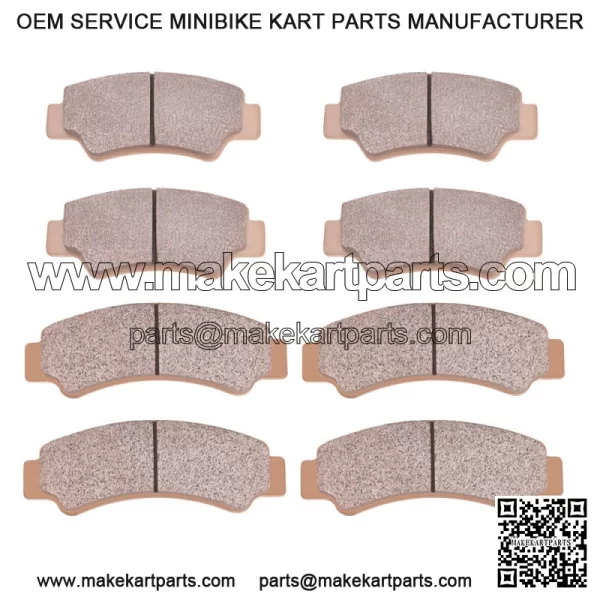 4 sets Front & Back Brake Pads For CFMoto ZFORCE CFORCE UFORCE 1000 ATV UTV (For: CF-Moto)