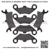Front Rear Brake Pads for Polaris Sportsman 500 HO 4X4 2003-2009 ATV (For: Polaris) - Image 3