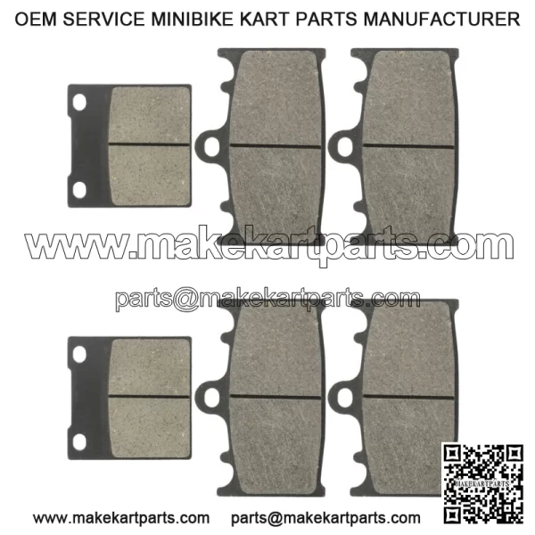 Front Rear Brake Pads for Suzuki GSX-R750 GSXR750 2000-2003 / TL1000S 1997-2001