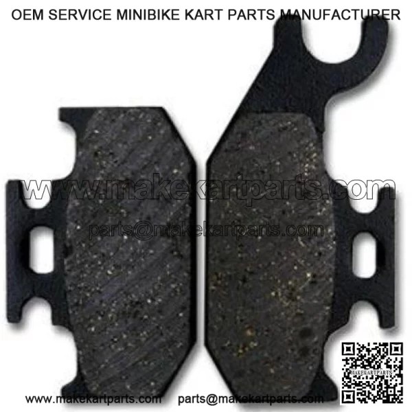 Yamaha Rear Brake Pads Rhino YXR 450 660 (4x4) 2004 2005 2006 2007 2008 2009 (For: Yamaha) - Image 2