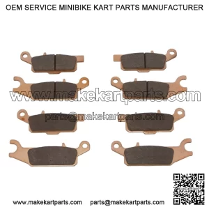 Brake Pads fit Yamaha Grizzly 700 YFM700 2007-2023 Front and Rear by Race-Driven (For: Yamaha)