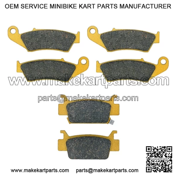 Honda TRX700 XX 2008-2009 Ceramic Brake Pad Set Front & Rear (For: Honda) - Image 2