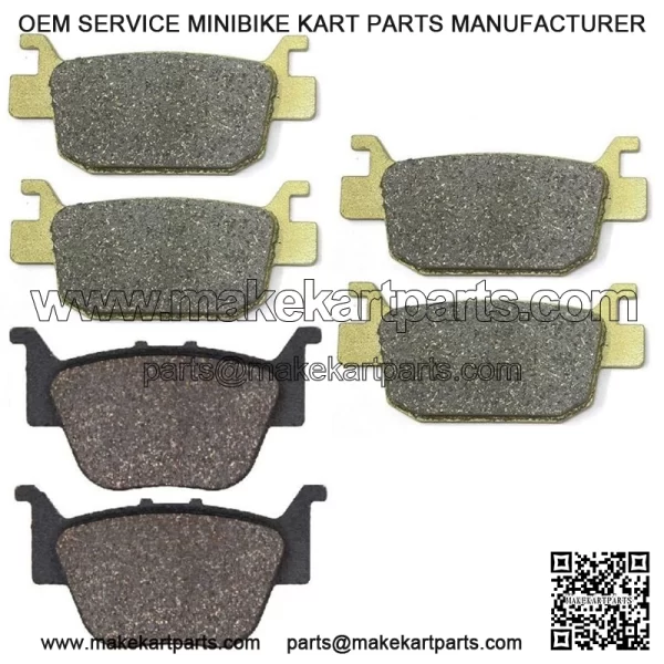 For Honda Rincon 680 Front Rear Brake Pad TRX680FA FA5 TRX680FGA 4x4 2006-2023 (For: Honda)