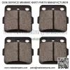 Front Brake Pads For Honda ATV TRX300 EX X 2002 2003 2004 2006 2007 2009