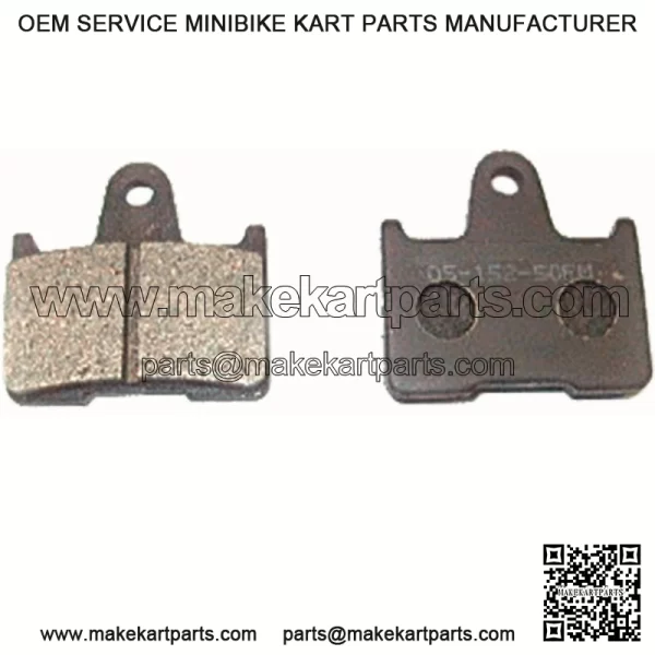 Brake Pads-Semi-Metallic for 1999-2001 Yamaha PZ500 Phazer 500 Snowmobile