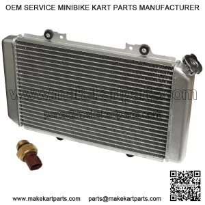 Radiator for Yamaha Grizzly 660 YFM660F 2002 2003 2004 With Heat Sensor