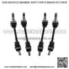 Front and Rear CV Axle Shafts Set of 4 for Yamaha YFM700 Grizzly FI 4x4 Auto (For: Yamaha)