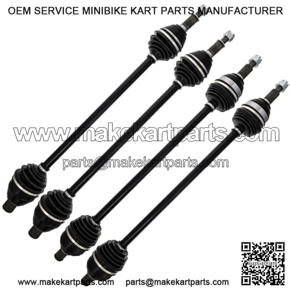 Front Rear CV Axle Kit For Polaris RZR Pro R 4 Sport 1337064 1334561