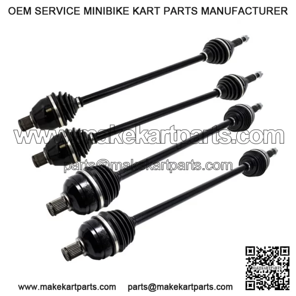 Front Rear CV Axle Kit For Polaris RZR Pro R 4 Sport 1337064 1334561 - Image 2