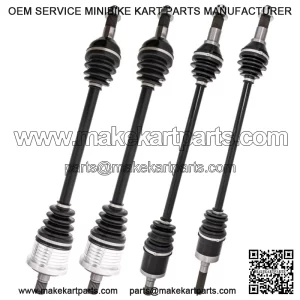 Complete F&R CV Axle Driveshaft Assembly Set for Can-Am Maverick 1000