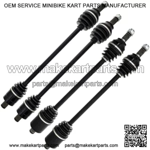 Front Rear CV Axle Kit For Polaris General XP 1000 DLX 1334269 1334268