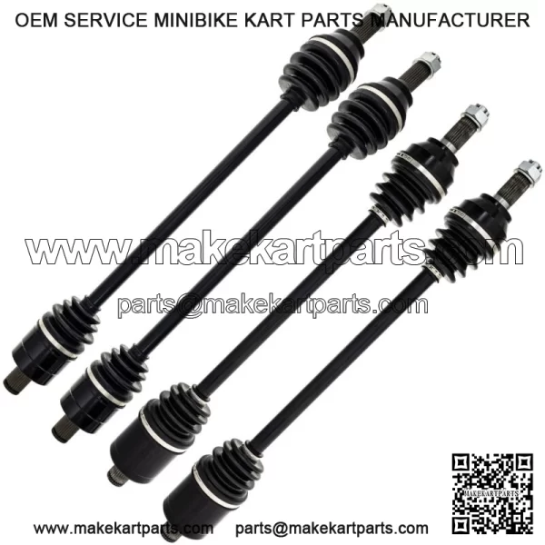 Front Rear CV Axle Kit For Polaris General XP 1000 DLX 1334269 1334268