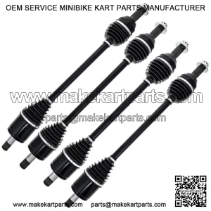Front Rear CV Axle Kit For Honda Pioneer 1000 42250-HL4-A01 42350-HL4-A01