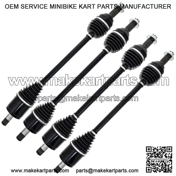 Front Rear CV Axle Kit For Honda Pioneer 1000 42250-HL4-A01 42350-HL4-A01