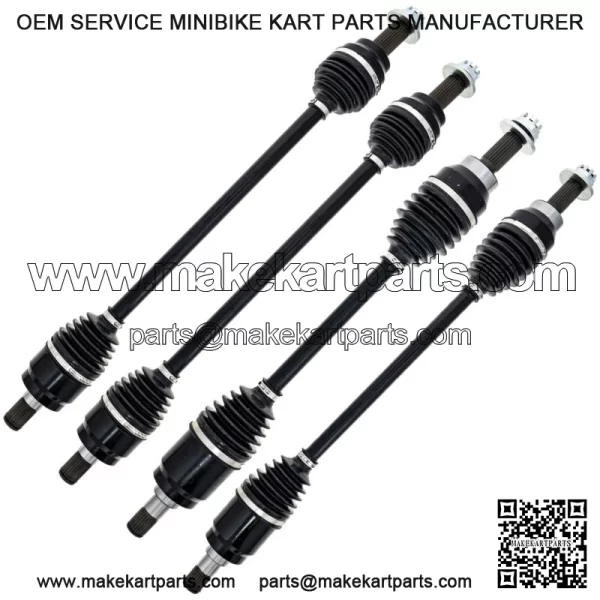 Front Rear CV Axle Kit For Honda Pioneer 700 700-4 44320-HL3-A01