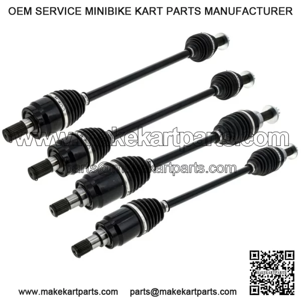 Front Rear CV Axle Kit For Honda Pioneer 700 700-4 44320-HL3-A01 - Image 2