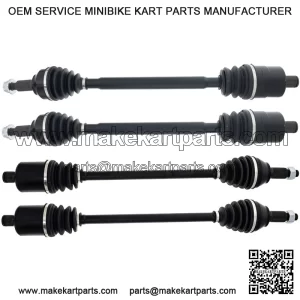 Front Rear CV Axle Drive Shaft Set for Polaris Ranger XD 1500 Crew 1337043