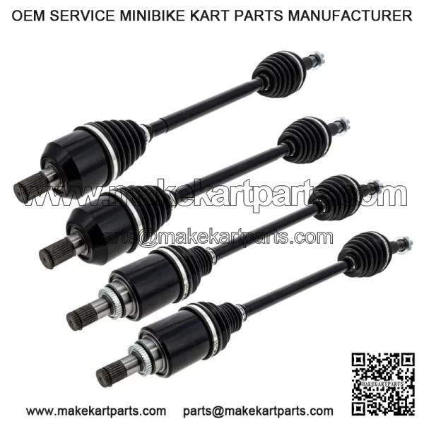 Front Rear CV Axle Kit For Honda Talon 1000X-4 44250-HL6-AF1 42220-HL6-A02 - Image 2