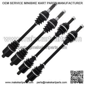 Front Rear CV Axle Kit For Polaris Ranger 570 Crew ETX EV 1333238 1333069