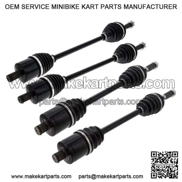 Front Rear CV Axle Kit For Polaris Ranger 570 Crew 570-6 1333517 1333069 - Image 2