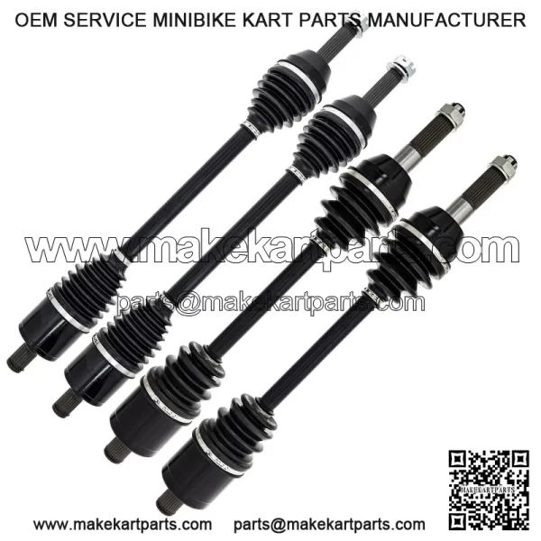 Front Rear CV Axle Kit for Polaris Ranger 570 Crew 1336966 1334361