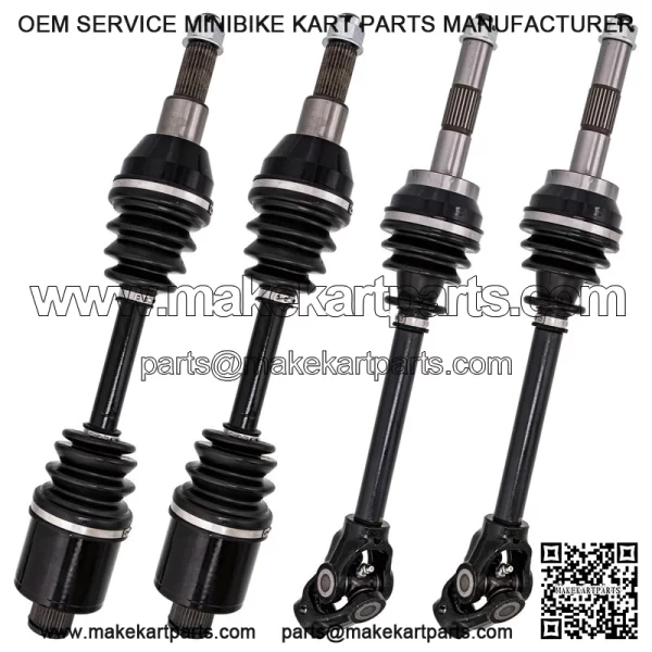 Front & Rear Left Right Axle Kit for Polaris Sportsman 335 400 500