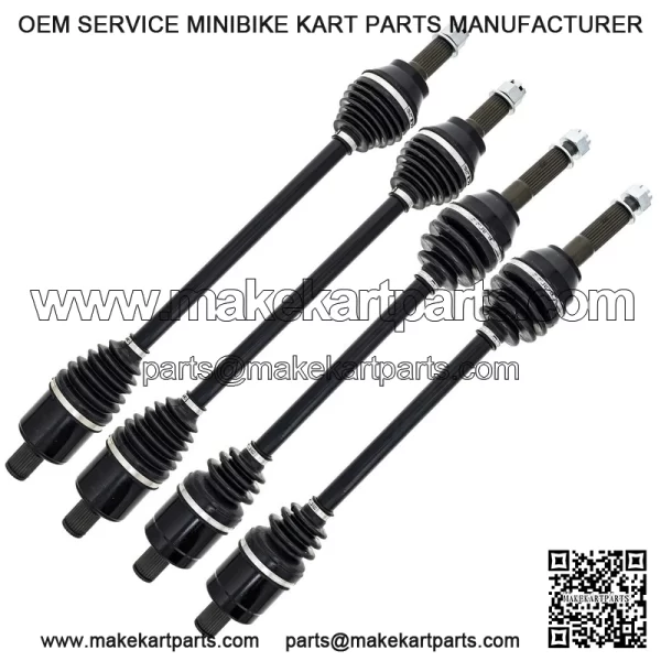 Front Rear CV Axle Kit for Polaris 2022 Ranger 1000 EPS 1337241 1337121