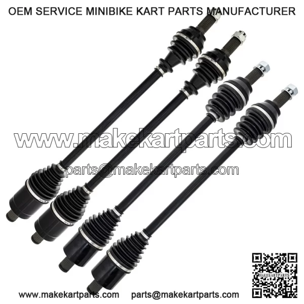 Front Rear CV Axle Kit for Polaris RZR XP 1000 High Lifter 1333434 1334490