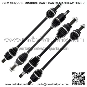 Front Rear CV Axle Kit For Honda Pioneer 700 700-4 SXS700M2 44220-HL3-A01