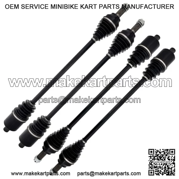 Front Rear CV Axle Kit for Polaris RZR XP Turbo S Velocity 1334315 2207752
