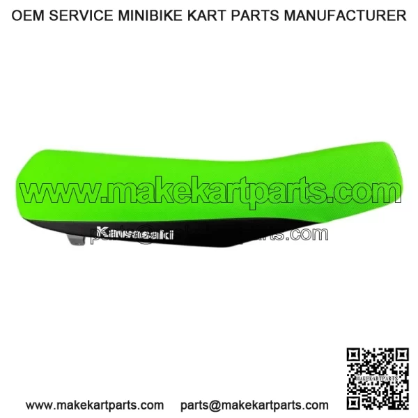 53066-0455-49F 2015-2023  KAWASAKI KX85 KX 100 KX112 SEAT ASSEMBLY GREEN/BLACK